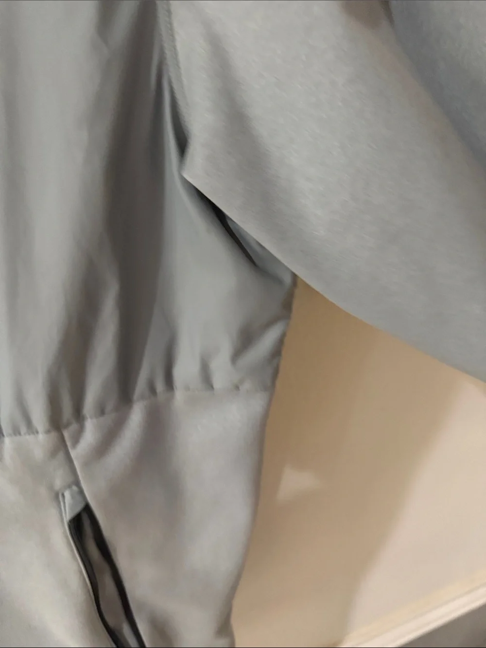 The North Face Light Gray Men's Lightweight Zip Jacket